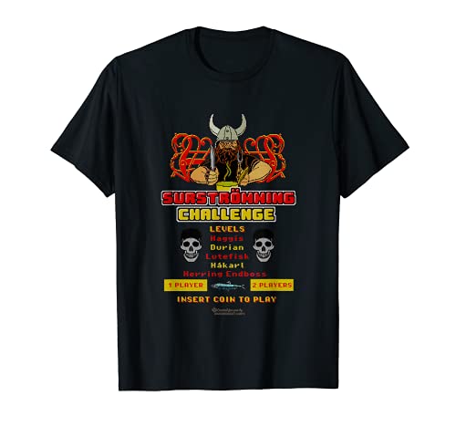 Surströmming Challenge Retro Gaming Mash-up Surströmming T-Shirt