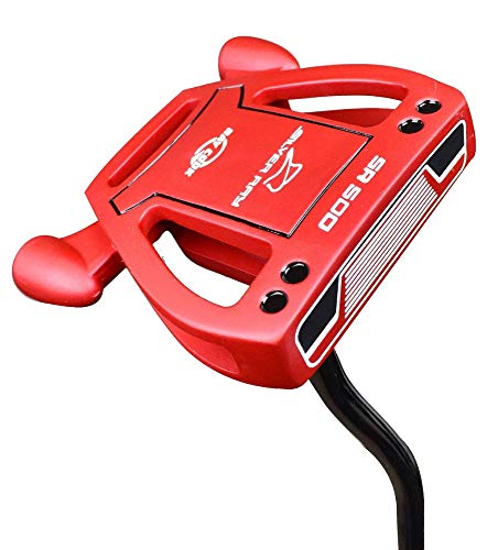 Ray Cook Golf Limited Edition Silver SR500 Putter, Red, 35'