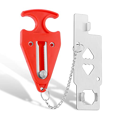 AceMining Upgrade Portable Door Lock Home Security Door Locks Travel Lockdown Locks for Additional Safety and Privacy Perfect for Traveling Hotel Home Apartment College