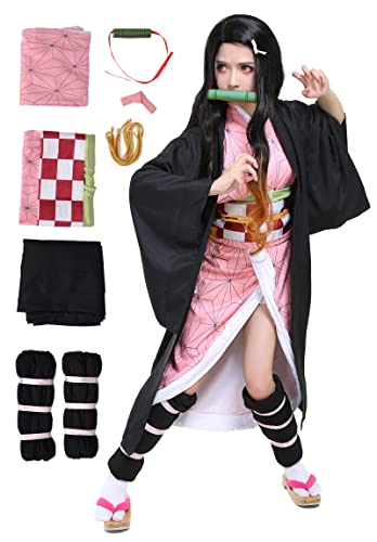miccostumes Women's Kimono Cosplay Costume (Multicolored, M)