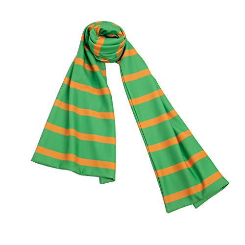 1791's lady JOJO 2 Joseph Joestar Cosplay Costume Long Scarf Green Purple cosplay props accessories (Green and Yellow)