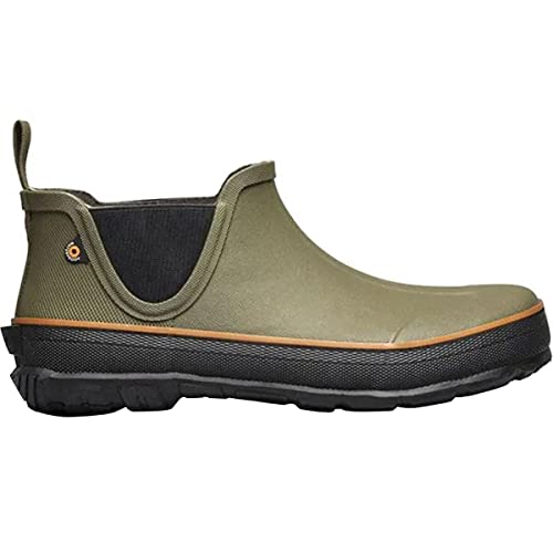 Bogs Men's Digger Slip On Sneaker, Olive, 10