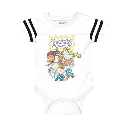 Brisco Brands Rugrats 90s Cartoon Characters Football Romper Boy Girl