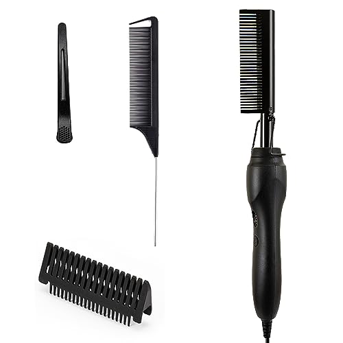 Electric Hot Comb Hair Straightener Electric Straightening Comb for African American Hair, Electric Hot Combs