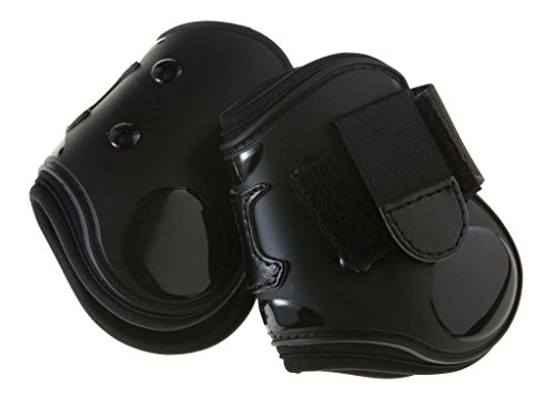 ROMA Magnetic Fetlock Boots, Black, Full