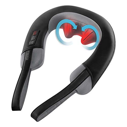 Homedics Neck Massager with Heat - Pro Therapy Elite Portable, Adjustable Shiatsu and Vibration Massage