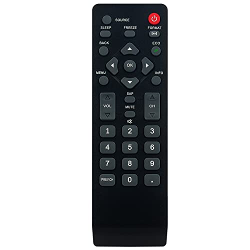 NH001UD Replacement Remote Control Applicable for Sylvania LCD LED TV LC190SL1 LC220SL1 LC320SL1 LC320SL1DS1 LC320SL1DS2 LC320SL1DS5 LC320SL1TH1 LC320SL1TH2