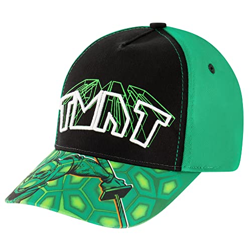 Nickelodeon Boys Baseball Cap, Little TMNT Adjustable Hat Kids for Ages 4-7, Green
