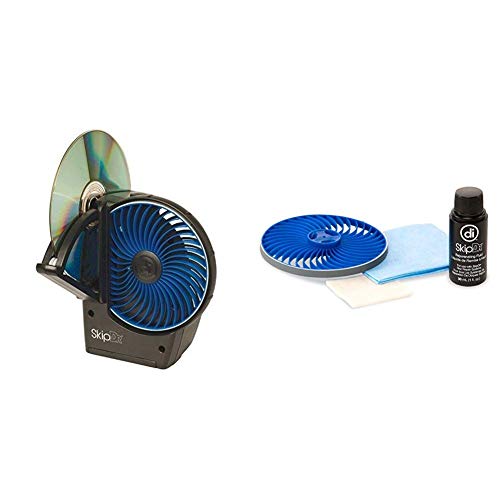 Digital Innovations SkipDr DVD and CD Motorized Disc Repair System & Innovations 1051100 Replacement Accessories Kit