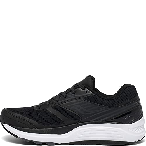 Saucony Women's Echelon 8 Running Shoe, Black/White, 7.5