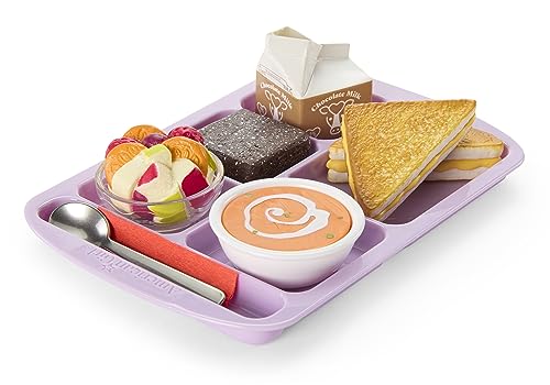 American Girl Truly Me 18-inch Doll Hungry for Hot Lunch Playset with Sandwich, Soup, Fruit, and Brownie, for Ages 6+