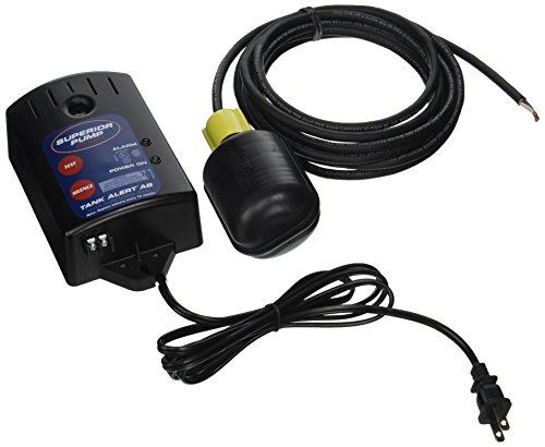 Superior Pump 92060 Sump Alarm System with 15-Foot Tethered Float Switch , Black