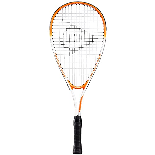 Dunlop Sports Play Junior Squash Racket, Orange/White, 7-10 Years Old, 23.5' Length