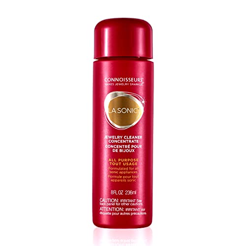 Northern Chill CONNOISSEURS All Purpose Jewelry Cleaner Concentrate Solution, Large, 8 Ounce