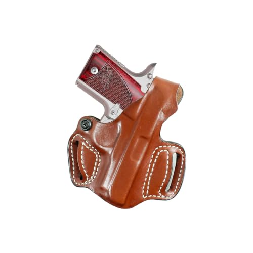 DeSantis Thumb Break Mini Slide Holster, Premium Gun Holster, Fits SIG P938, Kimber Micro 9MM, Adjustable Tension Device, Right-Hand Draw, Tan