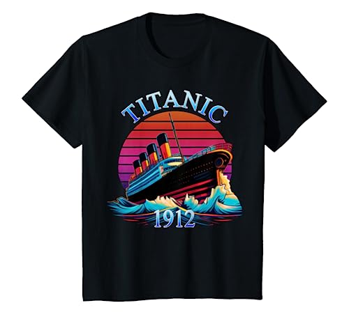 Kids TITANIC FOR KIDS, 1912, HISTORY, COMMEMORATIVE, T-Shirt