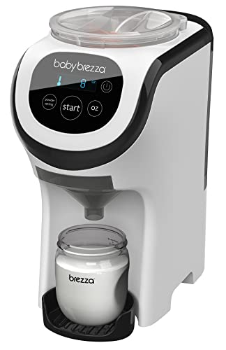 Baby Brezza Formula Pro Mini Baby Formula Mixer Machine Fits Small Spaces and is Portable for Travel– Bottle Makers Makes The Perfect Bottle for Your Infant On The Go, White