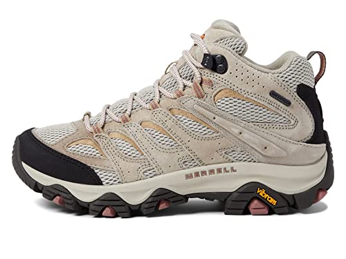 Merrell Women's Moab 3 Mid Waterproof Hiking Boot, Aluminum, 8.5