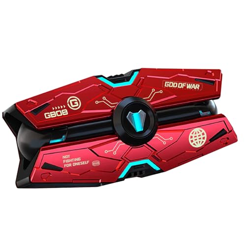 YOVDA Wireless Earbuds,Gaming Bluetooth Earbuds with Charging Case Led, 45ms Low-Latency Stereo for Gaming/Running/Fitness/Work