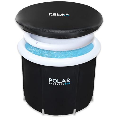 Polar Recovery Tub/Portable Ice Bath for Cold Water Therapy Training/Cold Plunge tub for Athletes - Adult Spa for Ice Baths and Soaking