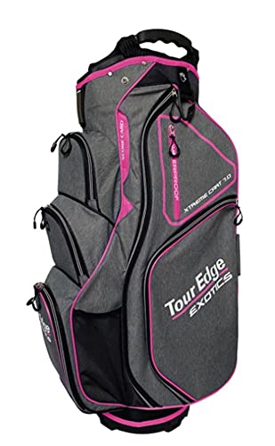 Tour Edge Exotics Xtreme Cart 7.0 Bag-Heath-Pink-White,One Size,UBAE7CB06