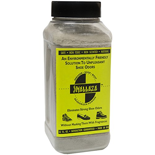 SMELLEZE Natural Shoe Smell Remover Deodorizer: 2 lb. Stinky Shoe Stopper Powder