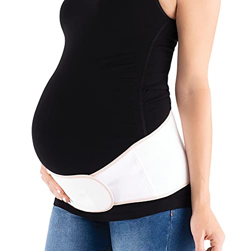 Belly Bandit – Upsie Belly Pregnancy Support Band – Maternity Belly Belt – Belly, Pelvis and Back Support for Pregnant Women Cream, Medium