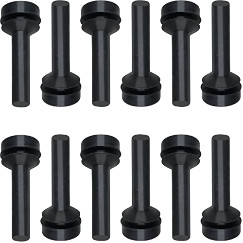 12 Pack WB02X24790 Grate Rubber Feet Compatible with GE Gas Stove Top Range Grate Foot Rubber Pads GE Stove Parts Rubber Grate Bumpers Stove Replacement Cooktop Grate Foot, Ytpoools