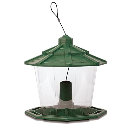 Pennington Earth Smart Recycled Ecozebo Bird Feeder Green 7 Pounds Capacity