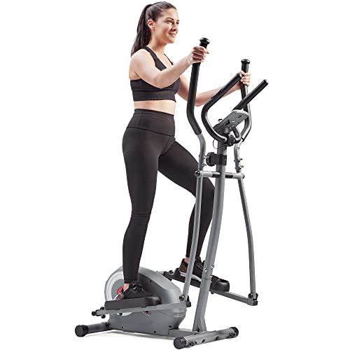 Sunny Health & Fitness Elliptical Machine Cross Trainer with Optional Exclusive SunnyFit App Enhanced Bluetooth Connectivity SF-E322002