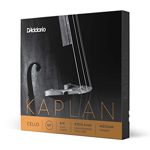 D'Addario Kaplan Cello String Set, 4/4 Scale, Medium Tension