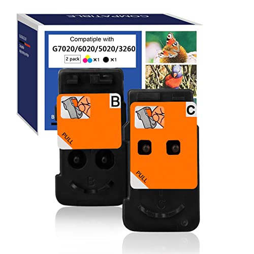 cocopas Remanufactured printhead use for Canon PIXMA G7020 G6020 G5020 G4270 G3260 G3262 G3270 2260 1230 1220 MegaTank Printer Replacement PrinterHead Ink cartridges Combo Packs 8026 8035