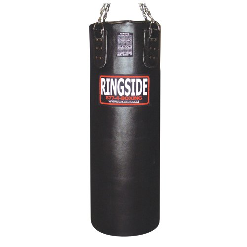 Ringside 100-pound Leather Boxing Punching Heavy Bag (Filled)