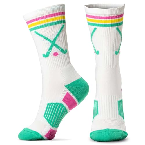 ChalkTalkSPORTS Field Hockey Athletic Woven Mid-Calf Socks | Striker