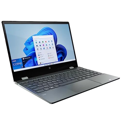 Gateway 2-in-1 Elite Notebook, 14.1' Touchscreen IPS FHD Display, 11th Gen Intel Core i7-1165G7, 8GB RAM, 256GB SSD, Backlit Keyboard, THX Spatial Audio, 2MP Camera, WIFI6, USB-C, Win 11 Pro