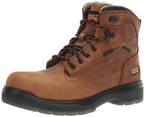 Ariat Mens Turbo 6' Waterproof Carbon Toe Work Boot Aged Bark 8