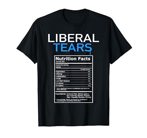 Liberal Tears Anti Liberal Pro Trump Republican Gift T-Shirt