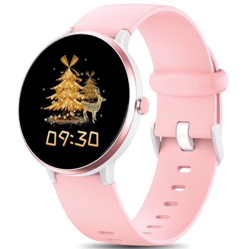 DIGEEHOT Kids Smart Watch, Fitness Tracker for Kids Boys Girls Age 6-16, Sports IP68 Waterproof Activity Tracker with Sleep Tracking, Kids Watch with Pedometer, Alarm,Gift for Kids (Pink)