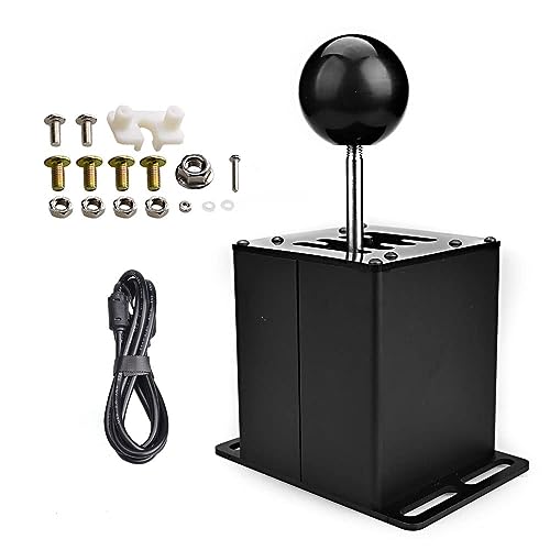 CNRAQR PC USB Racing Game Simulator Shifter Compatible with Logitech G29 G27 G25 G920,T300RS/GT 7+R