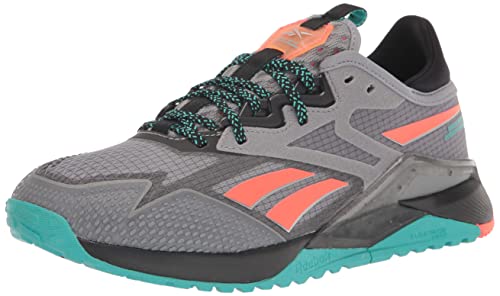 Reebok Men's Nano X2 Tr Adventure Cross Trainer, Pure Grey/Black/Classic Teal, 9.5