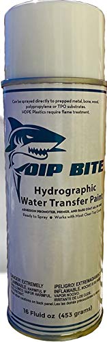 Dip Bite Flat White 16 Oz Aerosol Spray Can Hydrographic Water Transfer Printing Hydro Dipping Dip Paint