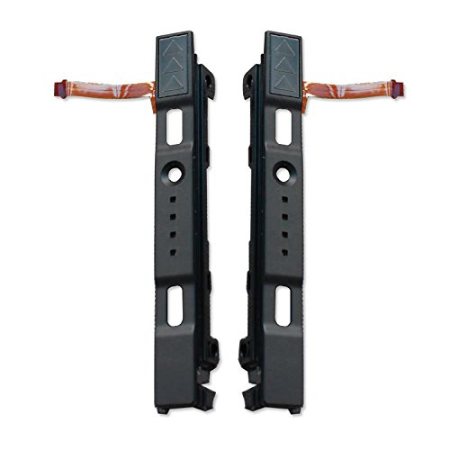 Replacement Right Left L R Slider Rail with Flex Cable Fix Part for Nintendo Switch NS NX Joy-Con Console (Left+Right)