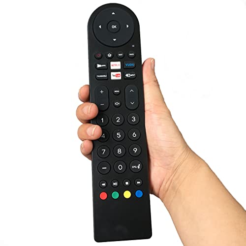 Replacement Remote Control Compatible for RCA Smart LED LCD TV WX15244 WX15284 WX15163 with Netflix Vudo You Tube Internet Shortcut App Key