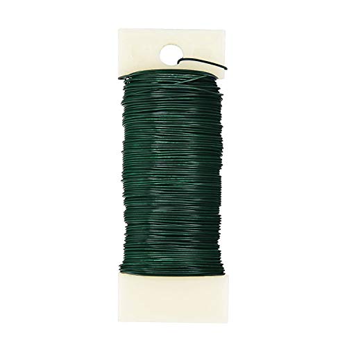 BEADNOVA Floral Wire 38 Yards Paddle Wire 22 Gauge Florist Wire Wreath Wire for Wreath Making Craft Floral Flower Arrangements Garland