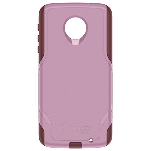 OTTERBOX Commuter Series Case for Motorola Moto Z Force Droid Edition - Retail Packaging - Mauve Way (Mauve Pink/Merlot Purple)