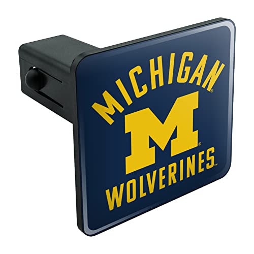University of Michigan Wolverines Logo Tow Trailer Hitch Cover Plug Insert
