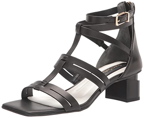 Franco Sarto Womens Korie Strappy Sandal Black 8.5 M