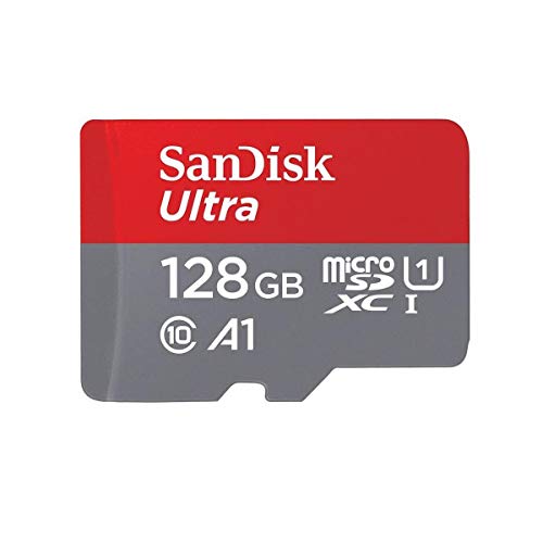 [Older Version] SanDisk 128GB Ultra MicroSDXC UHS-I Memory Card with Adapter - 100MB/s, C10, U1, Full HD, A1, Micro SD Card - SDSQUAR-128G-GN6MA