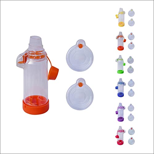 Ramixi Spacer for Adult and Kids 2 Masks (2 Masks/Orange/Kids)