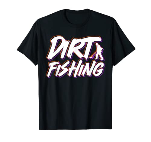 Prospector with Detector Dirt Fishing Metal detector T-Shirt
